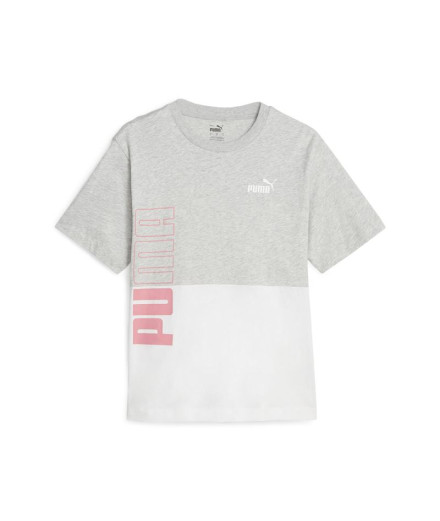 Camiseta Puma Power Colorblock Mulher
