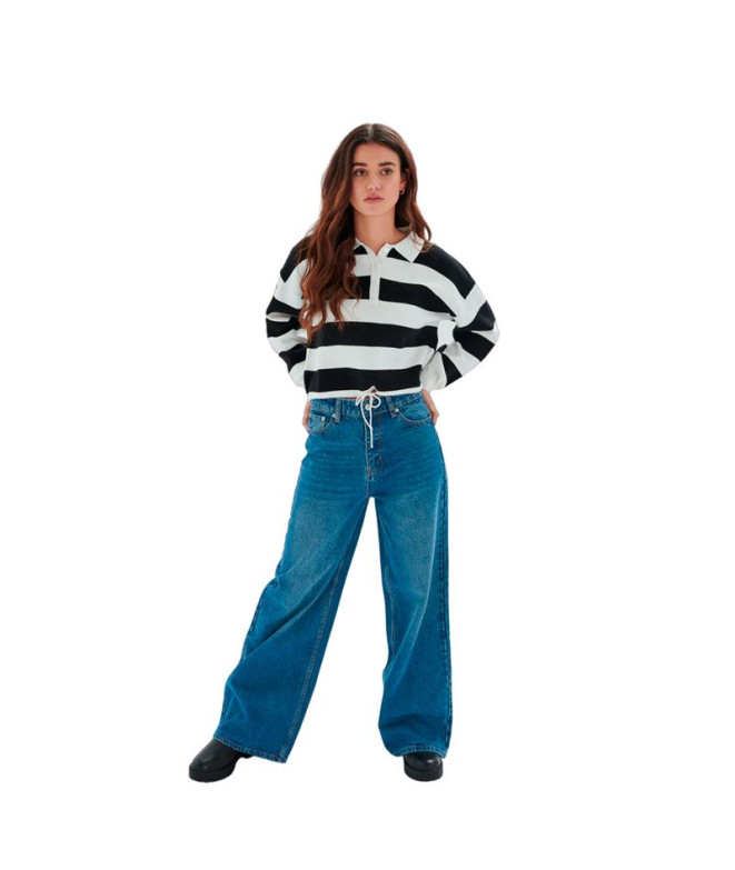 Pantalones 24Colours Mujer Vaquero