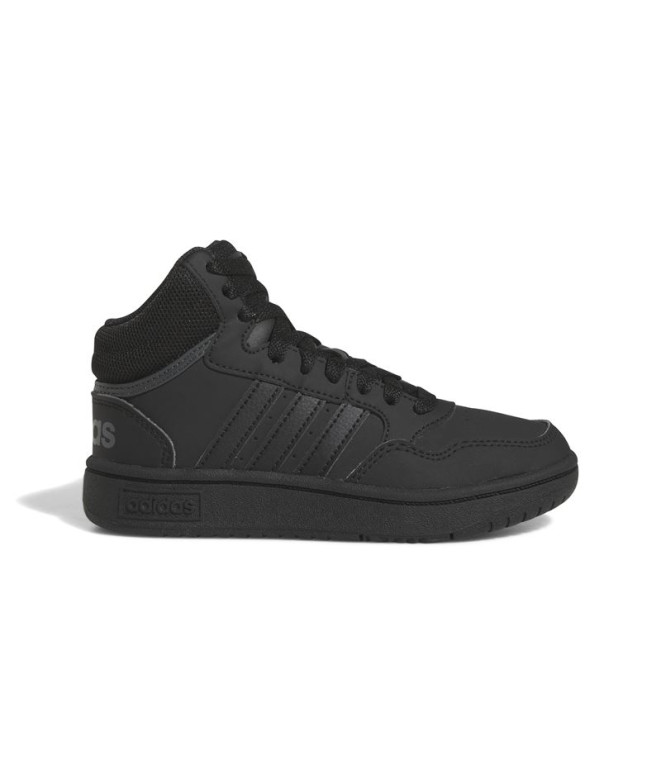 Chaussures adidas Hoops 3.0 Mid Enfant Noir