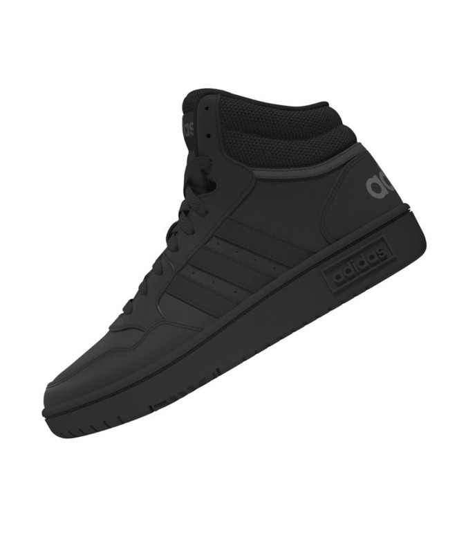 Zapatillas adidas Hoops 3.0 Mid Infantil Negro