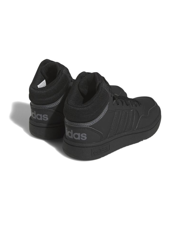 Sapatilhas adidas Hoops 3.0 Mid Infantil Preto