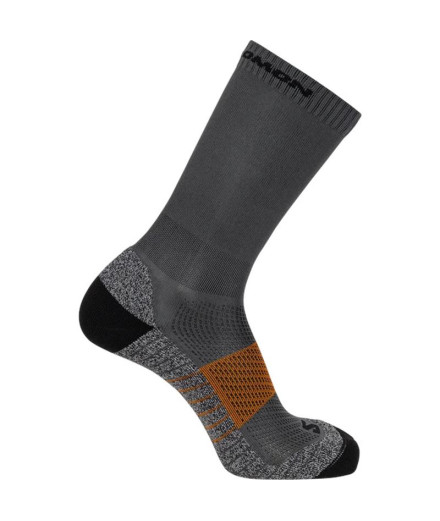 Calcetines de Running Salomon Aero Ankle-Ebony-Scarlet...