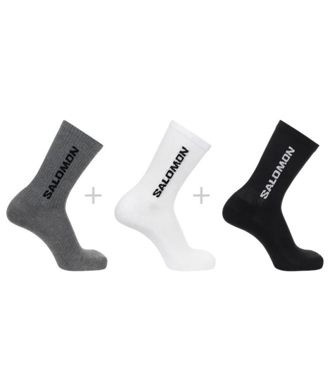 Chaussettes de Fitness Salomon 3-Pack-White-White-White-White