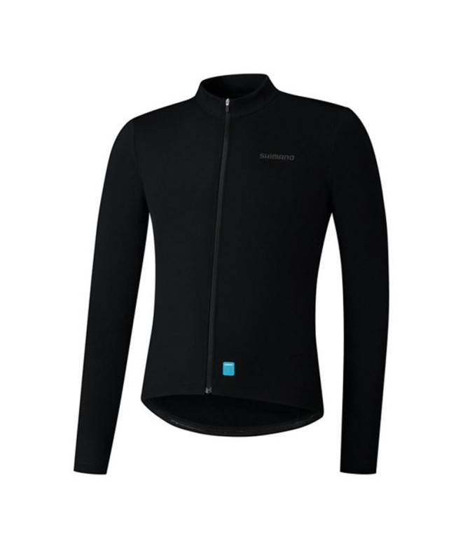 Ciclismo Shimano Homem Camisola Element L.S. Preto