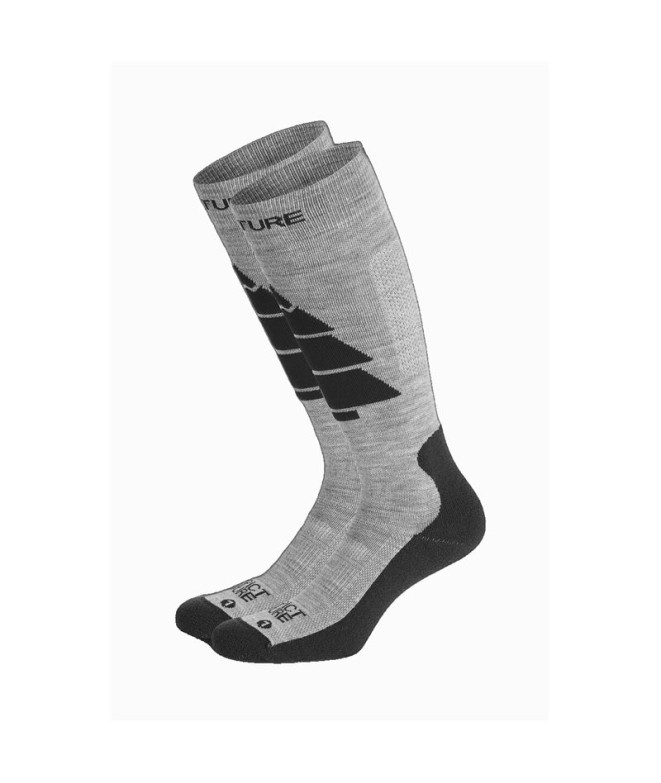 Chaussettes Laine d'image Ski gris