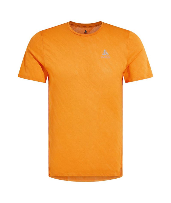 T-shirt de Trail Odlo Neck S/S Zeroweight Enginee Unisexe