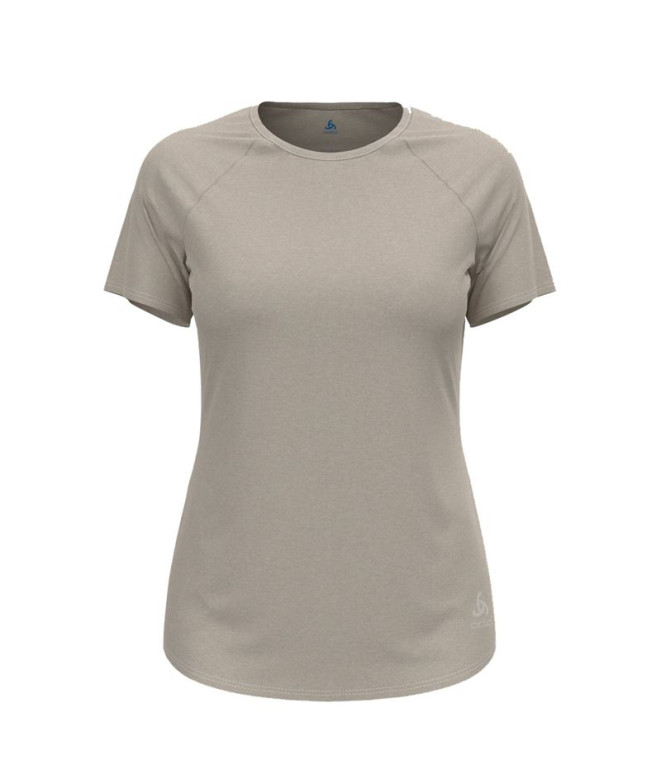 Camiseta de Running Odlo T-Shirt Crew Neck S/S Essential 365 Mujer Gris