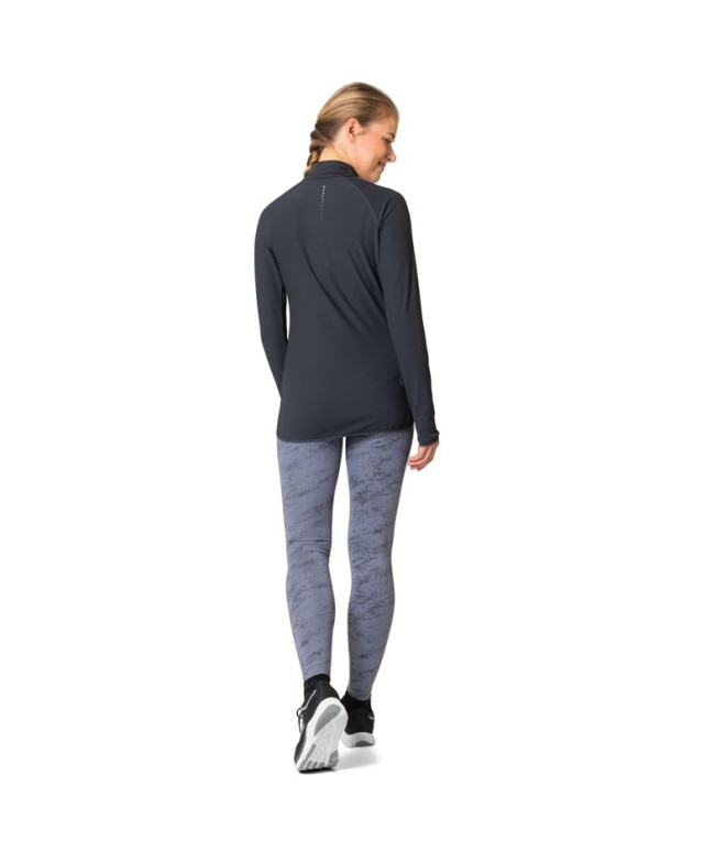 Camiseta de Trail Odlo 1/2 Zip Zeroweight Unisex