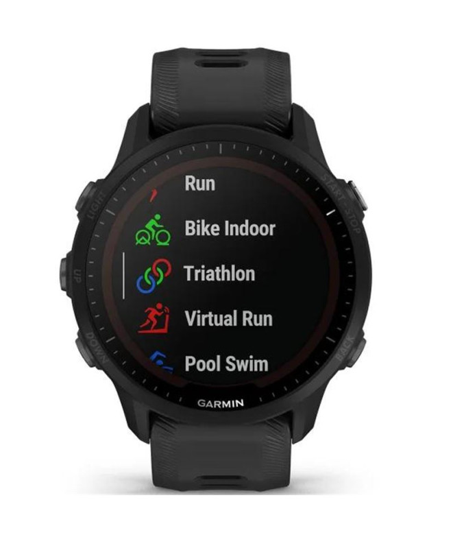 Montre Garmin Forerunner 955, Solar Emea, Noir