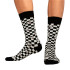 Calcetines Jimmy Lion Felix Check Black & White