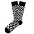 Calcetines Jimmy Lion Felix Check Black & White