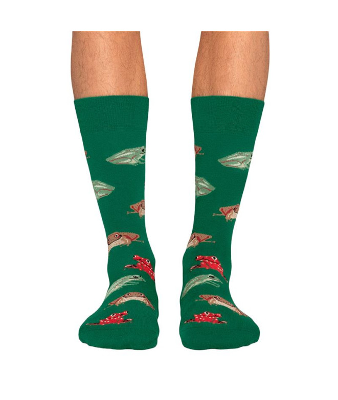 Chaussettes Jimmy Lion Frogs Green