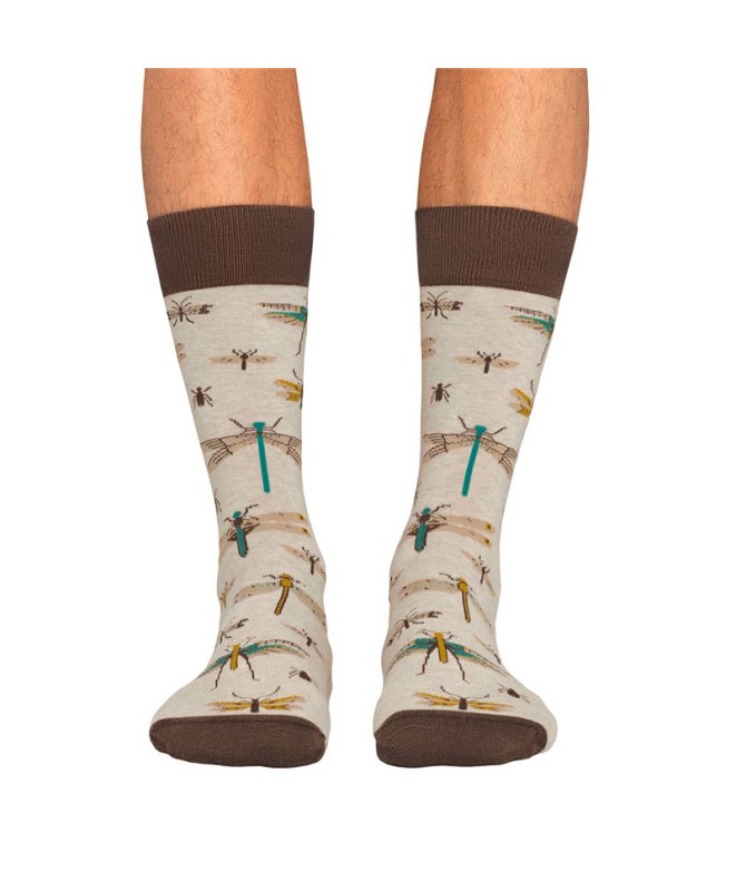 Chaussettes Jimmy Lion Insectes Beige