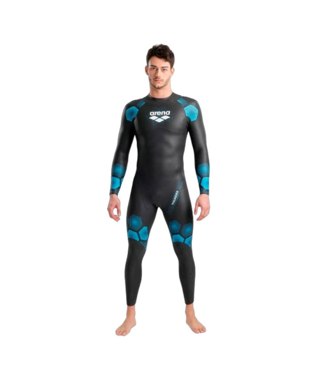 Neoprene de Natação Arena Fato de mergulho Thunder Homem Férias Preto Homem