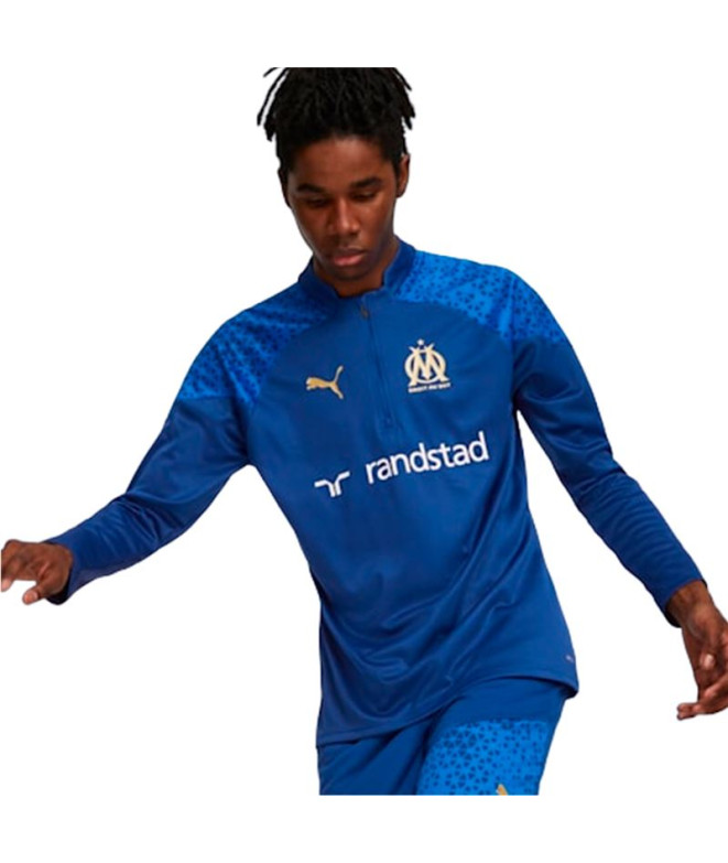Training Nike Barcelone 1/4 Zip Homme – Taille M, Bleu, Occasion
