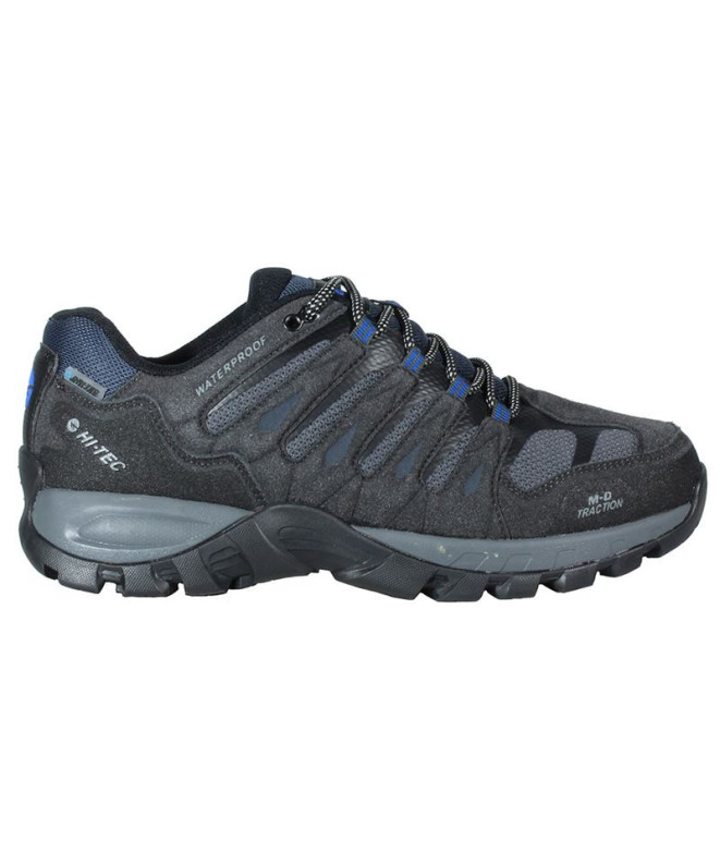 Chaussures de Montagne Hi-Tec Corzo Low Waterproof Charcoal/Nautical Blue Homme