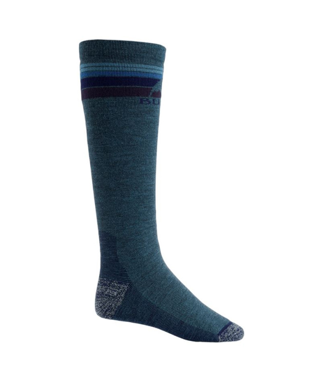 Chaussettes ski et snowboard Burton Emblem MDWT Indigo