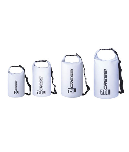 Bolsa de mergulho Cressi Dry PVC Branco 10 L