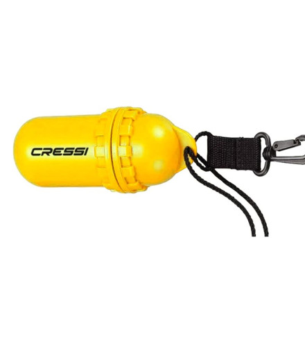 Huevo estanco de buceo Cressi 14x5cm Amarillo