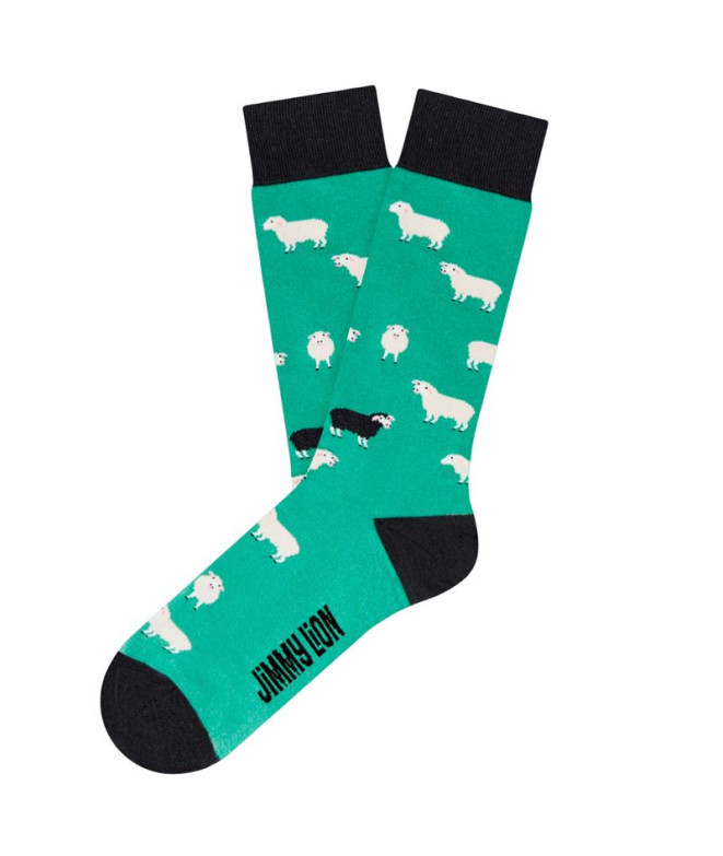 Meias Jimmy Lion Ovelha negra Turquesa