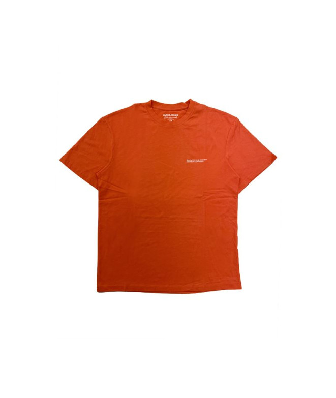 Camiseta Jack & Jones Jorvesterbro Back Tee Ss Crew Neck Sn Ginger