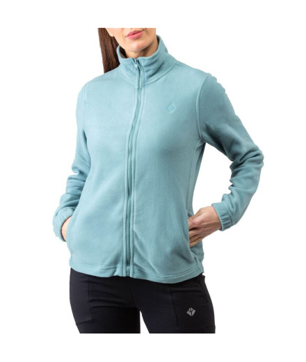 Casaco Polar Alphadventure Bisuecia Dark Aqua Mulher