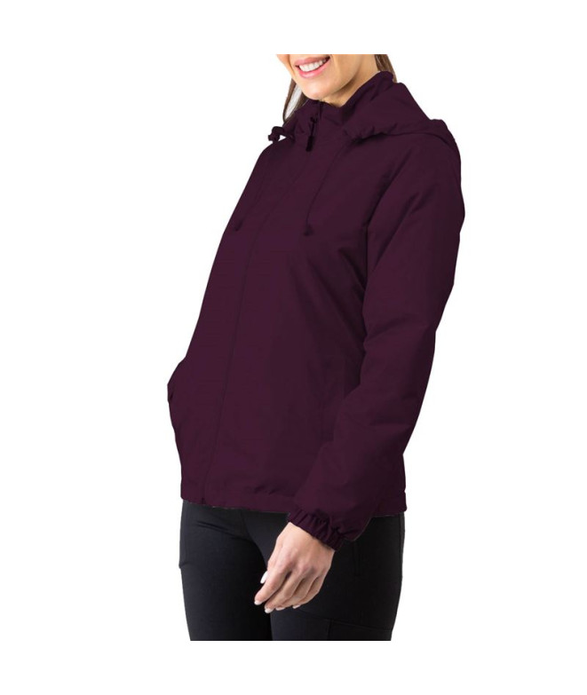 Imperméable Alphadventure Sella Aubergine Femme