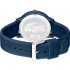 Relógio agulhas caixa 3 , em alumínio azul semi-fosco de 42 mm