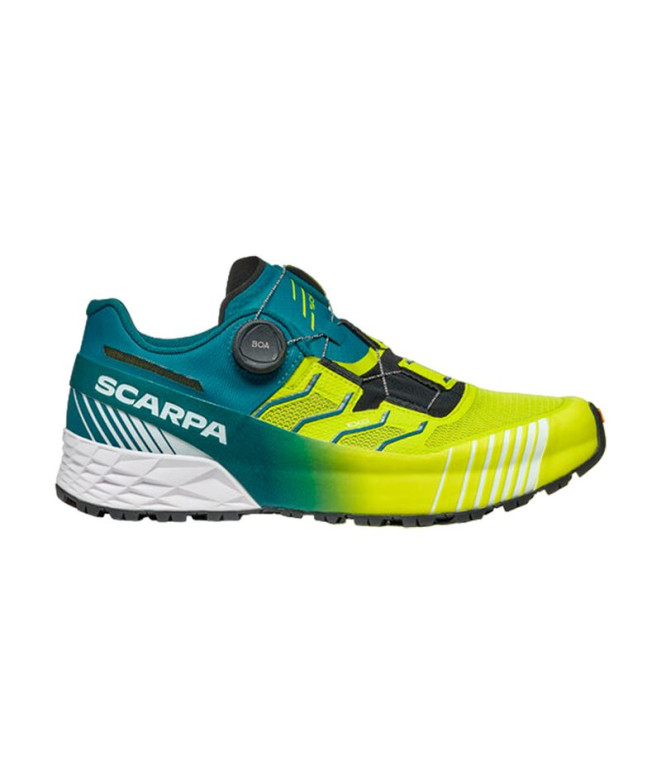 Chaussures by Trail Scarpa Ribelle Run Kalibra Ht Lime Green- Deep Lagoon Homme