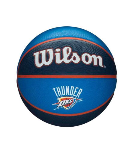 Bola de Basquete Wilson NCAA Mini Preta e Vermelha