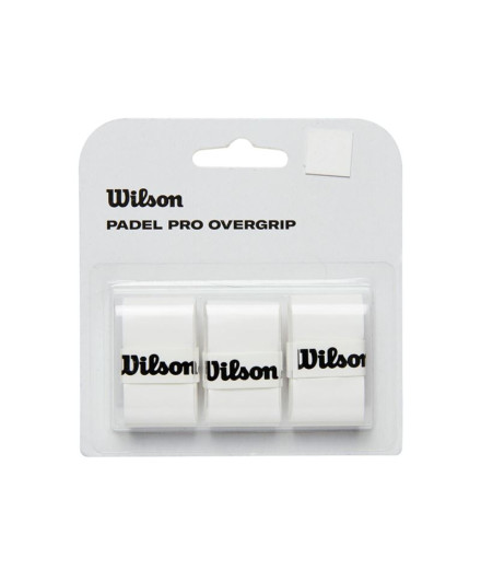 Overgrip de Pádel Wilson Pro 3pk Blanc Overgrip de Pádel Wilson Pro 3pk Blanc