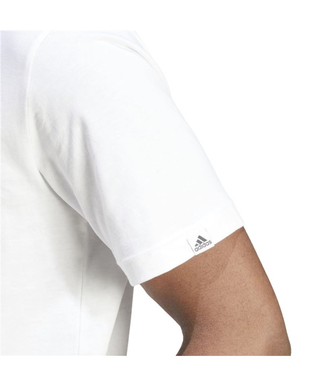 Camiseta adidas Spw Homem Branco
