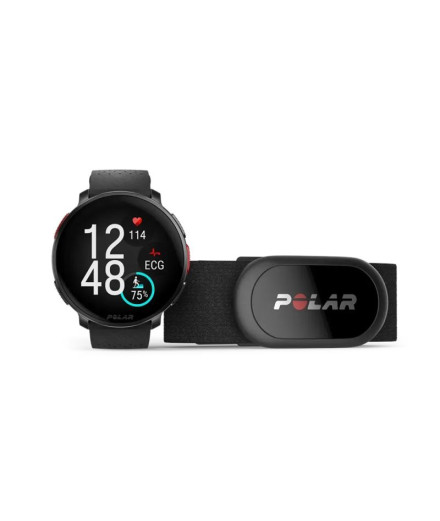Relógio Desportivo Polar Vantage V3 +H10 Preto