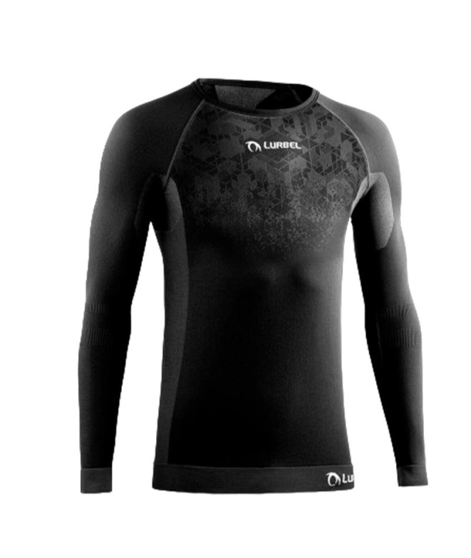 T-shirt from Trail Lurbel Win Manches longues Noir/Marengo