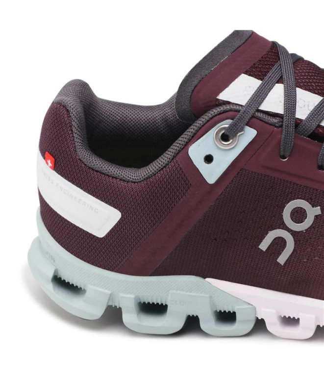 Zapatillas On Running Cloudflow Mujer Rojo