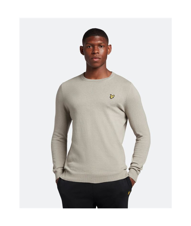 Moletom Lyle&Scott V1-Crew Neck Bege Homem