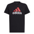 Camiseta adidas Essentials Algodão bicolor com logótipo grande infantil