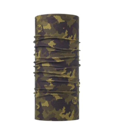 Cache-cou unisexe - Camouflage vert militaire - Multifonctionnel