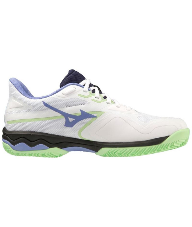 Chaussures par Pádel Mizuno Wave Exceed Light 2 Padel White Homme