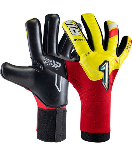 Luvas de goleiro De Futebol Rinat Nkam Semi Onana (Vermelho)