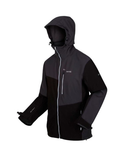 Corta-vento de Montanha Regatta Hewitts IX Preto/Ash Homem Corta-vento de Montanha Regatta Hewitts IX Preto/Ash Homem
