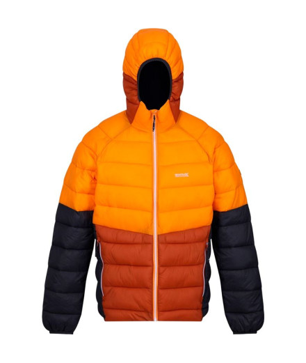 Casaco de Montanha Regatta Harrock II OraPep/BrnCo Homem