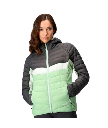 Casaco de Montanha Regatta Harrock II QuiGrn/SlGry Mulher 2
