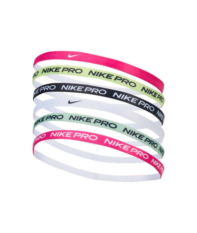 Fita de Pelo por Fitness Nike s 6 Pk Printed Redgrnwhi