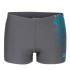 Fato de banho de Natação Arena Kikko V Swim Short Asphalt/Turquoise Homem