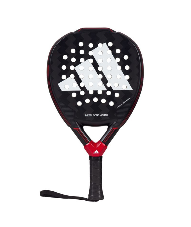 Pala padel adidas Metalbone Youth 3.3 Preto/Vermelho