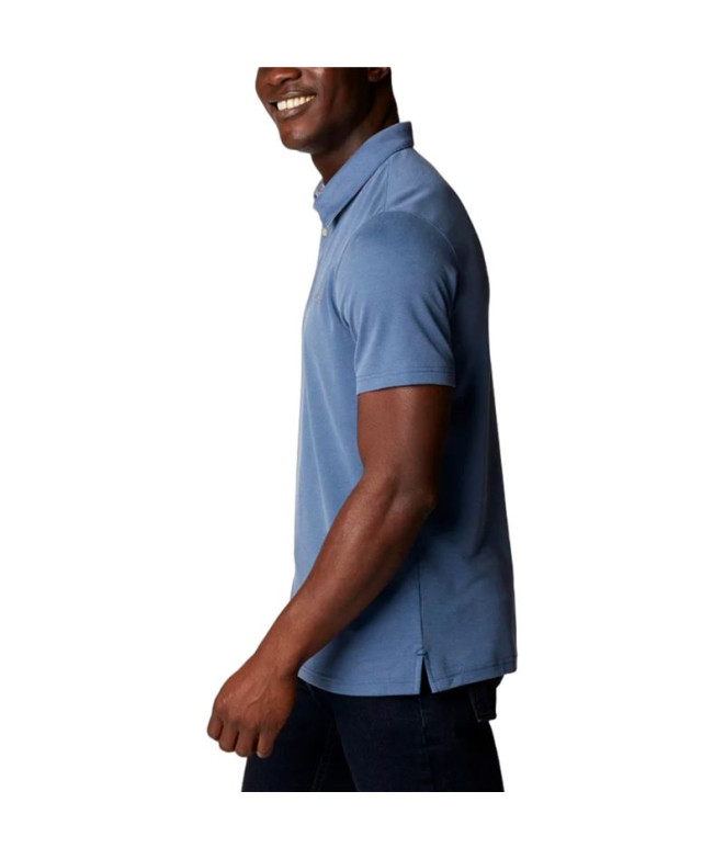 Polo Montagne de Columbia Nelson Point™ Blue Homme