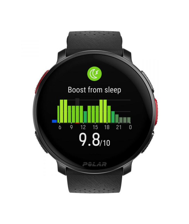 Relógio Desportivo Polar Vantage V3 +H10 Preto