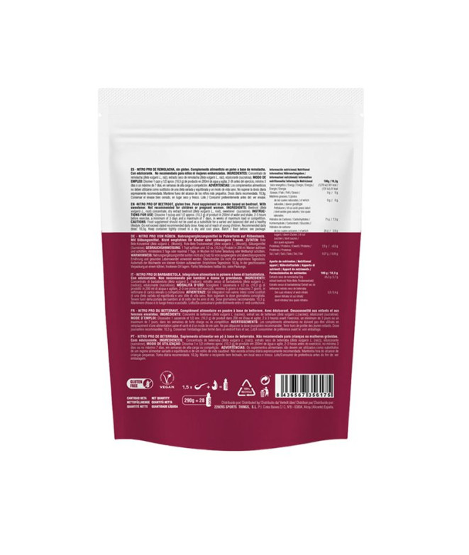 Gel énergique 226 ERS Nitropro Beetroot Doypack...