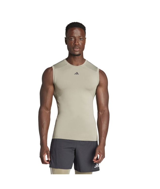 Débardeur de sport training essential blanc homme - Adidas